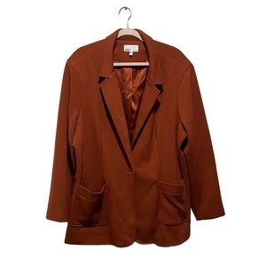 DR2 Orange Blazer Tailored Suit Jacket